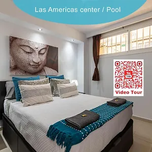 Appartamento Go2tenerife Apart'lotus Pool 400m, Playa de las Americas (Tenerife)